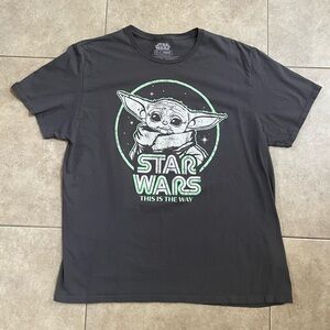 Star Wars Grogu “Baby Yoda” Mandalorian Tee T-shirt Size XL